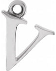 14K Lowercase Initial Dangle