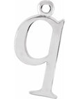 14K Lowercase Initial Dangle