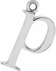 14K Lowercase Initial Dangle
