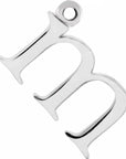 14K Lowercase Initial Dangle