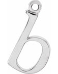 14K Lowercase Initial Dangle