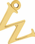 14K Lowercase Initial Dangle