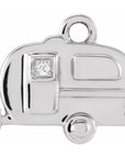 Natural Diamond Camper Dangle