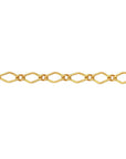 Yellow Gold-Filled 2.4mm Marquise Long & Short Chain