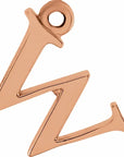 14K Lowercase Initial Dangle