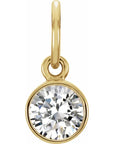 Bezel Birth Stone Dangle