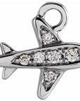 Natural Diamond Plane Dangle