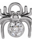 Natural Diamond Spider Dangle