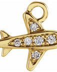 Natural Diamond Plane Dangle