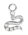 Natural Diamond Snake Dangle