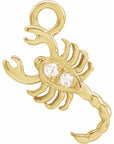 Natural Diamond Petite Zodiac Dangle