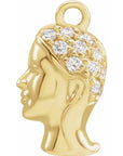 Natural Diamond Petite Zodiac Dangle
