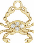 Natural Diamond Petite Zodiac Dangle