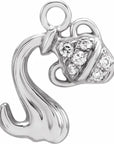 Natural Diamond Petite Zodiac Dangle