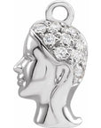 Natural Diamond Petite Zodiac Dangle