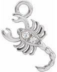 Natural Diamond Petite Zodiac Dangle