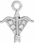 Natural Diamond Petite Zodiac Dangle