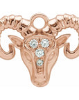 Natural Diamond Petite Zodiac Dangle