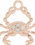 Natural Diamond Petite Zodiac Dangle