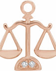 Natural Diamond Petite Zodiac Dangle
