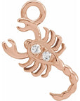 Natural Diamond Petite Zodiac Dangle