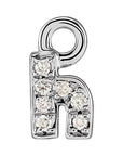 Petite Pavé Lowercase Diamond Alphabet Dangle