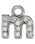 Petite Pavé Lowercase Diamond Alphabet Dangle