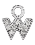 Petite Pavé Lowercase Diamond Alphabet Dangle