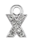 Petite Pavé Lowercase Diamond Alphabet Dangle