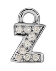Petite Pavé Lowercase Diamond Alphabet Dangle
