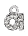 Petite Pavé Lowercase Diamond Alphabet Dangle