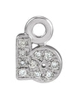 Petite Pavé Lowercase Diamond Alphabet Dangle