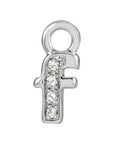 Petite Pavé Lowercase Diamond Alphabet Dangle