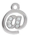 Natural Diamond "@" Dangle