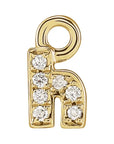 Petite Pavé Lowercase Diamond Alphabet Dangle