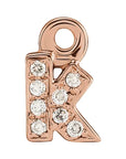 Petite Pavé Lowercase Diamond Alphabet Dangle