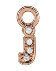 Petite Pavé Lowercase Diamond Alphabet Dangle