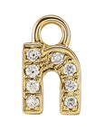 Petite Pavé Lowercase Diamond Alphabet Dangle