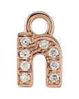 Petite Pavé Lowercase Diamond Alphabet Dangle