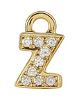 Petite Pavé Lowercase Diamond Alphabet Dangle