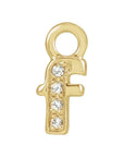 Petite Pavé Lowercase Diamond Alphabet Dangle