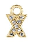 Petite Pavé Lowercase Diamond Alphabet Dangle