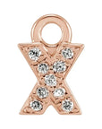 Petite Pavé Lowercase Diamond Alphabet Dangle