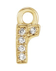 Petite Pavé Lowercase Diamond Alphabet Dangle