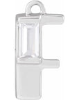 Lab-Grown Diamond Accented Initial Dangle