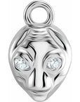 Natural Diamond Alien Dangle