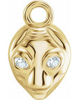 Natural Diamond Alien Dangle