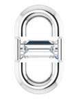 Natural Diamond Straight Baguette Link