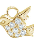 Natural Diamond Bird Dangle
