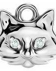 Natural Diamond Cat Dangle